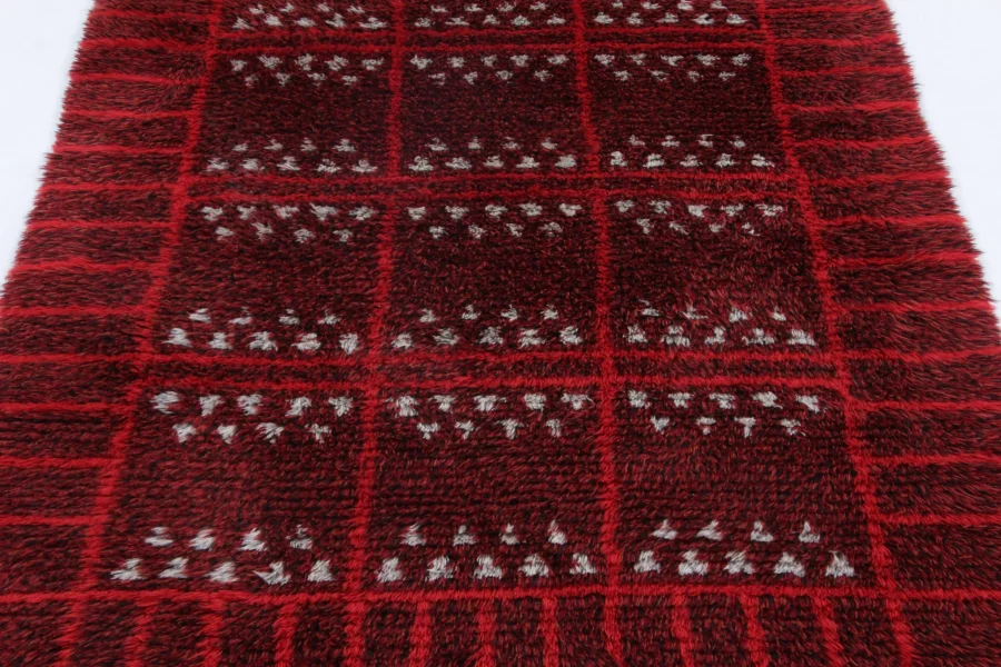 Vintage Swedish Rya Rug