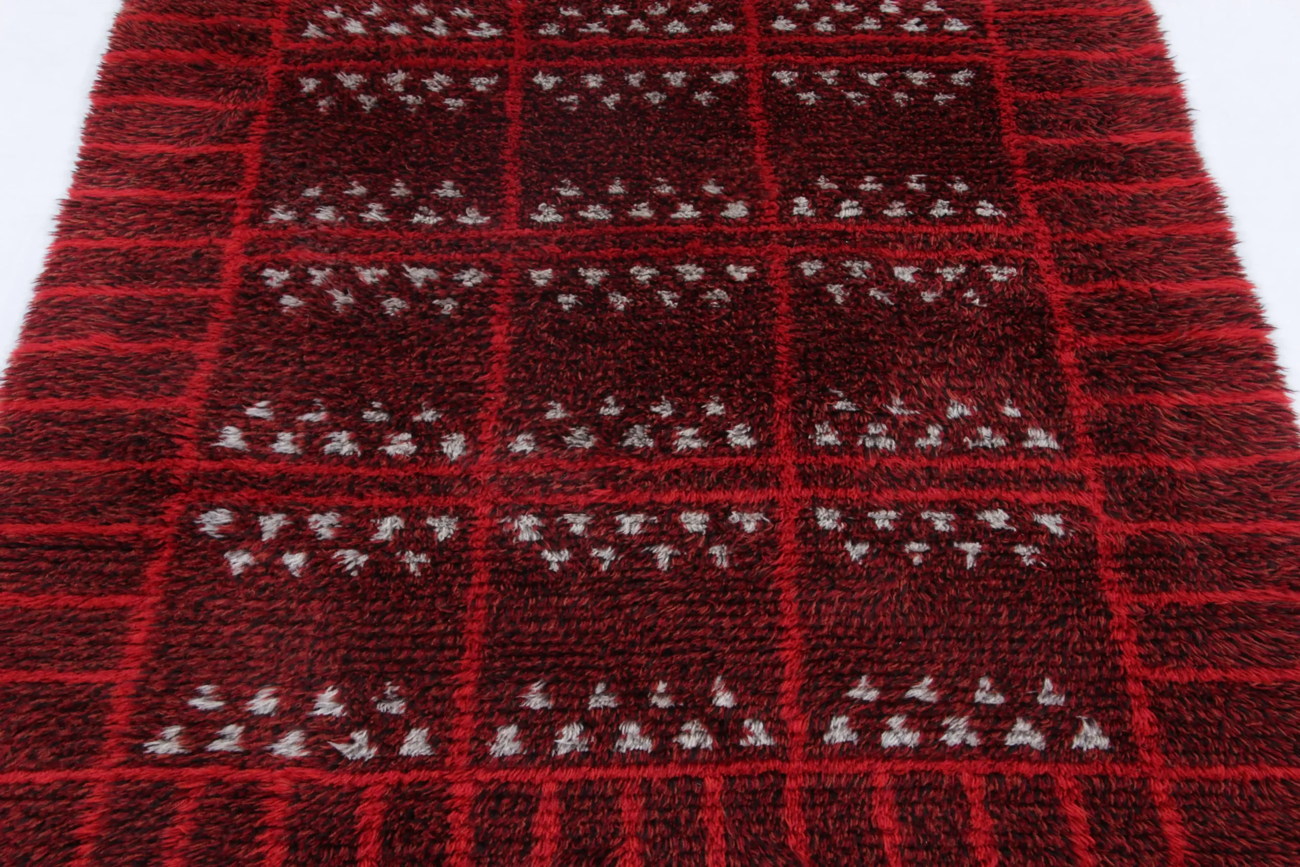 Vintage Swedish Rya Rug