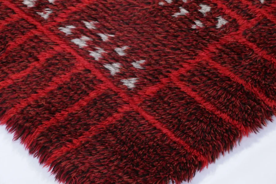 Vintage Swedish Rya Rug