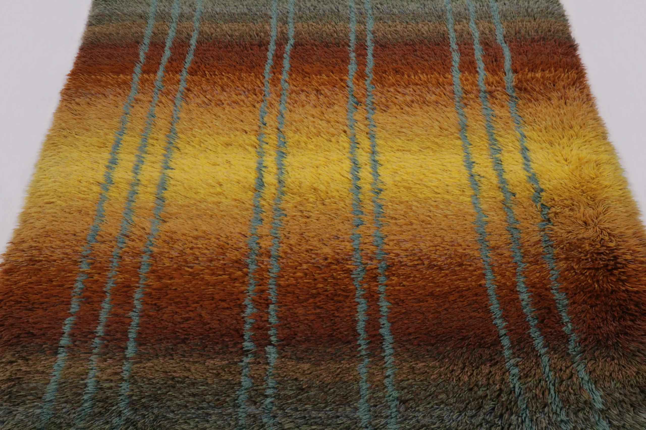 Vintage Swedish Rya Rug
