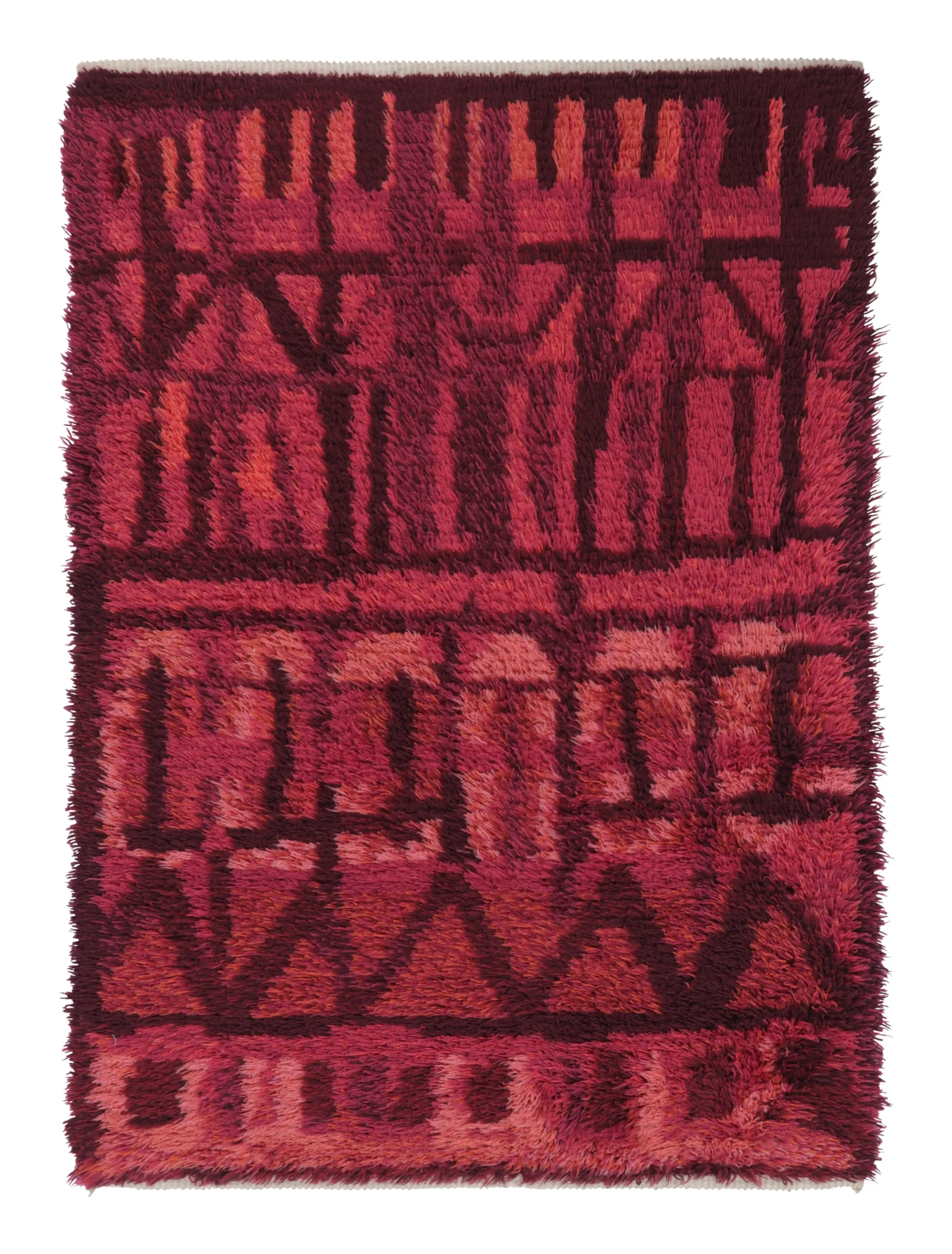 Vintage Swedish Rya Rug