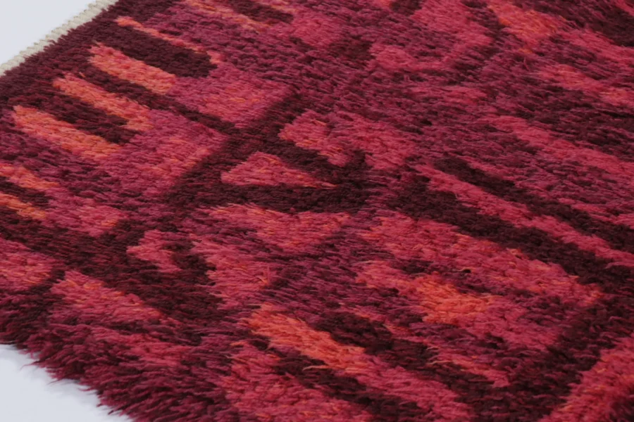 Vintage Swedish Rya Rug