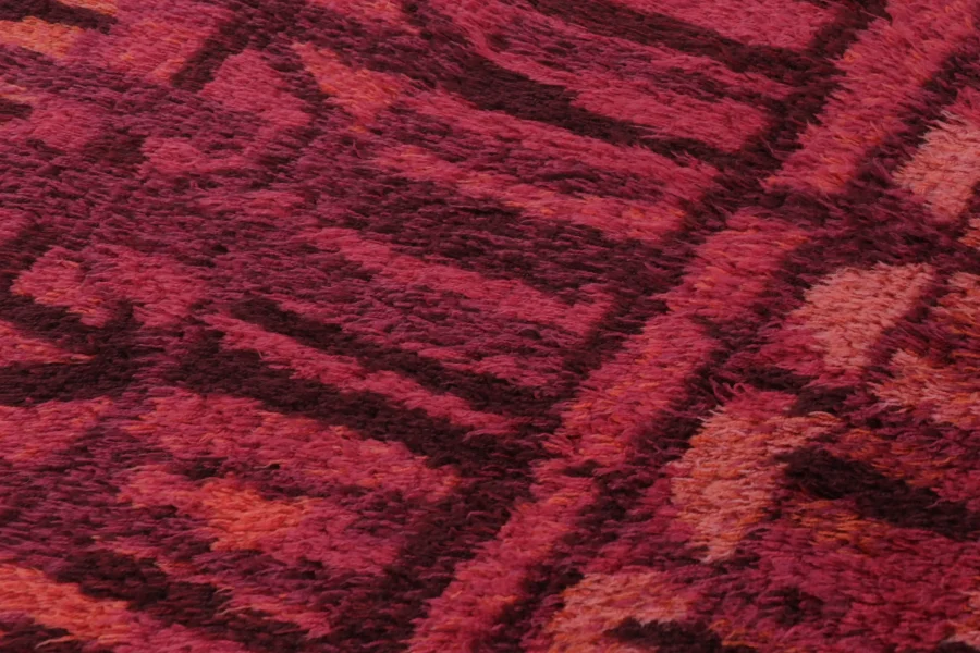 Vintage Swedish Rya Rug
