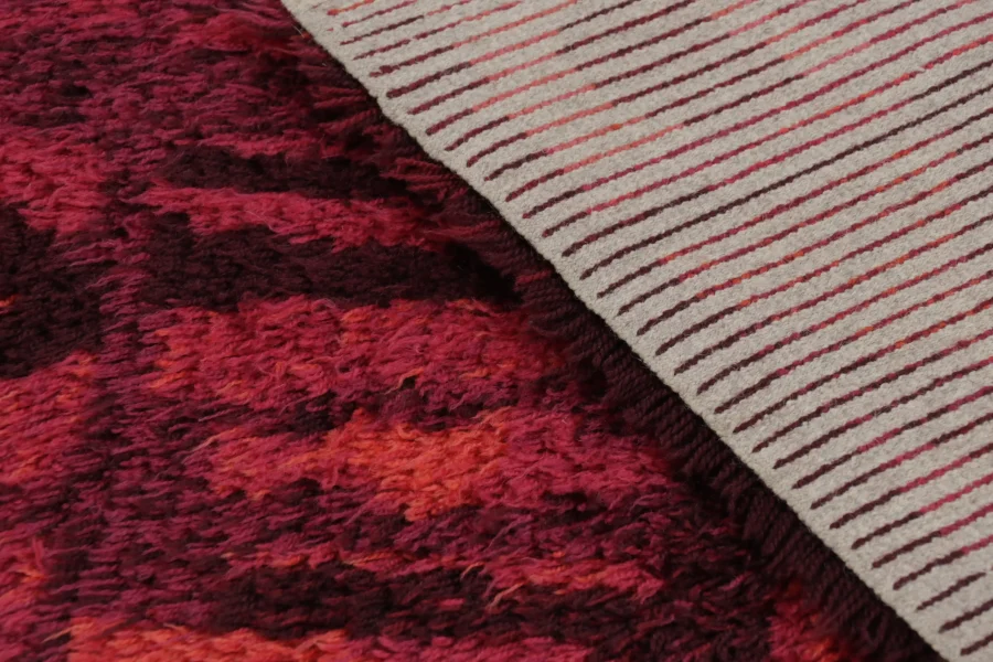 Vintage Swedish Rya Rug