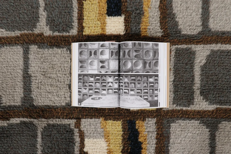 Vintage Swedish Rya Rug