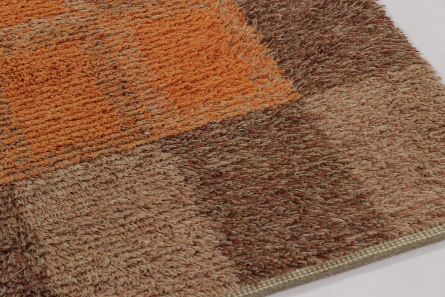 Vintage Swedish Rya Rug
