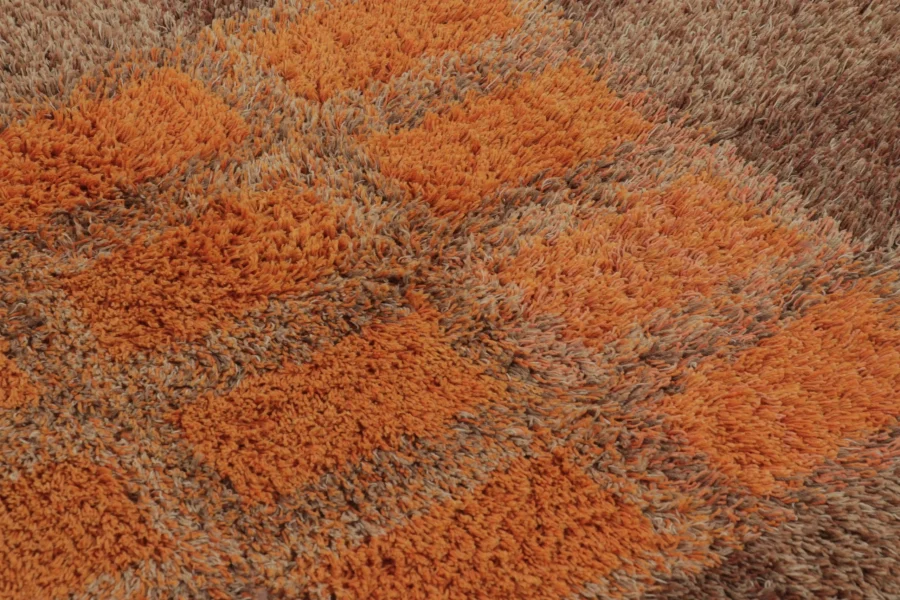 Vintage Swedish Rya Rug