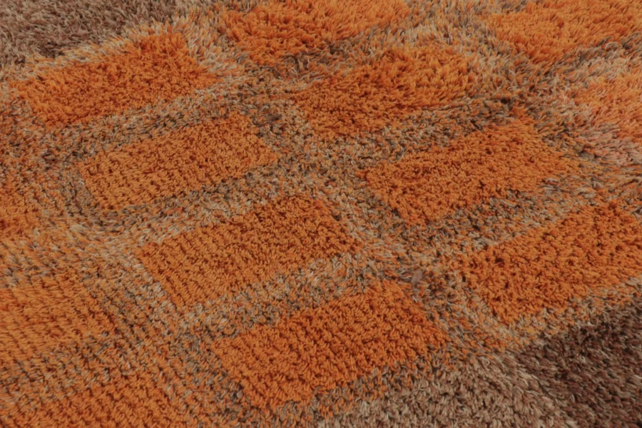 Vintage Swedish Rya Rug