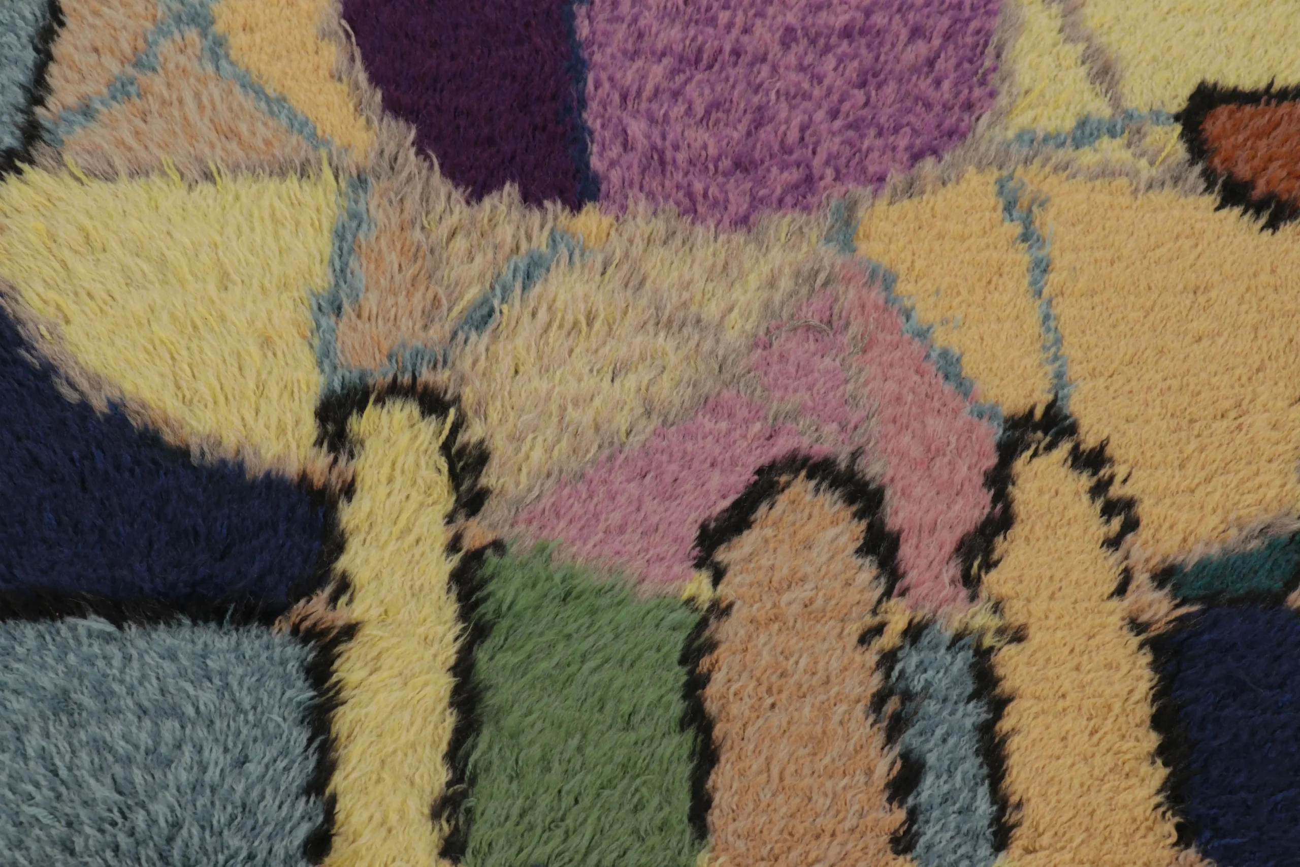 Vintage Swedish Rya Rug