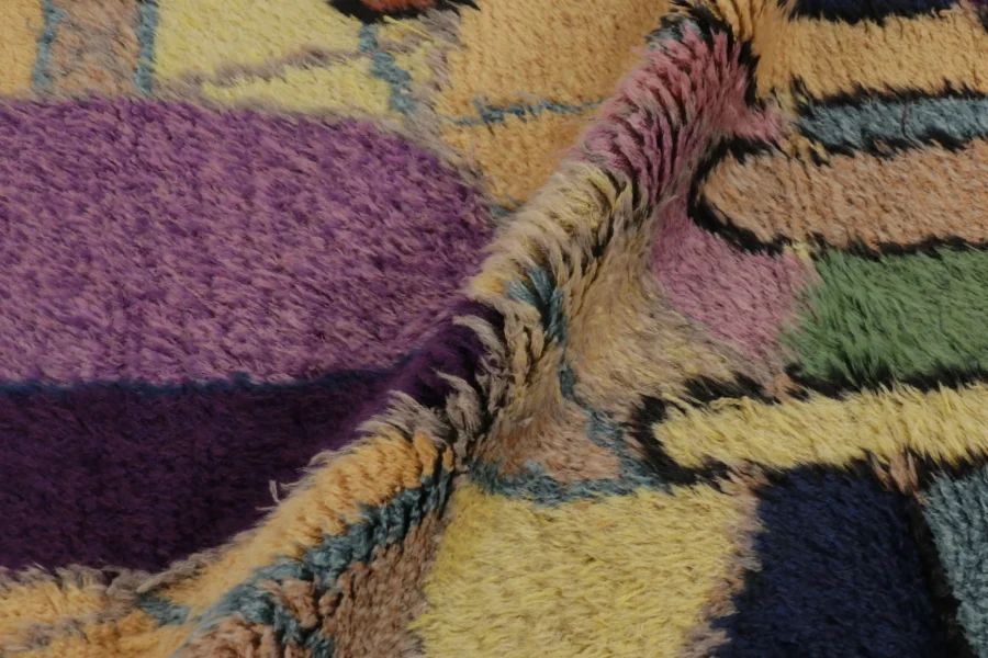 Vintage Swedish Rya Rug