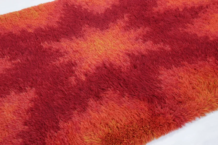Vintage Swedish Rya Rug