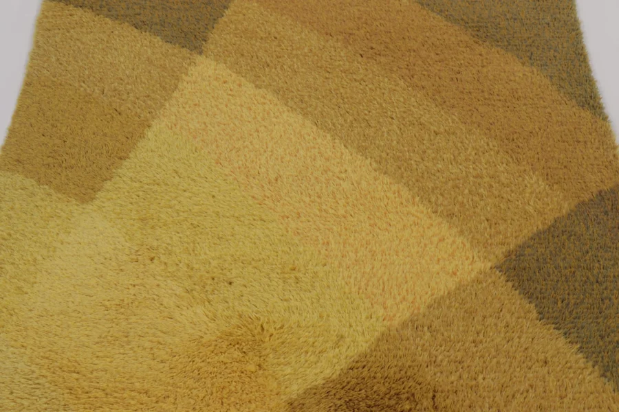 Vintage Swedish Rya Rug