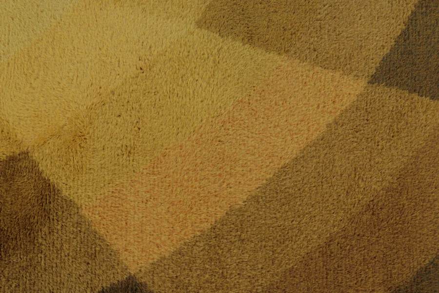 Vintage Swedish Rya Rug