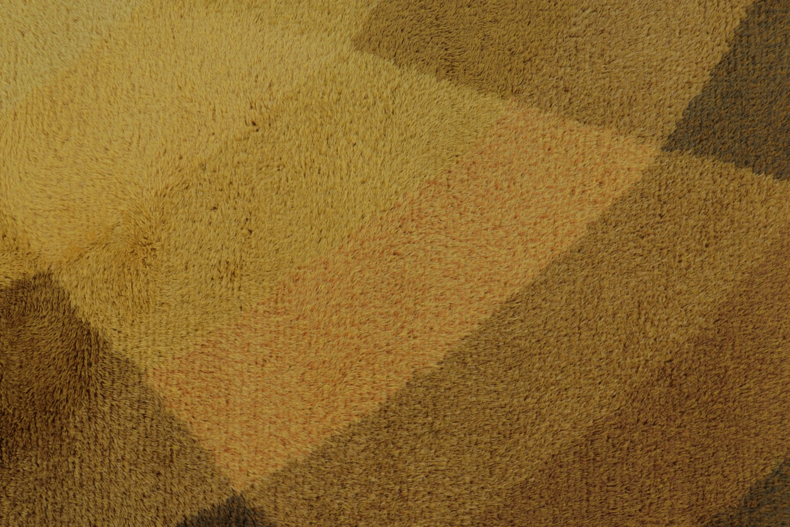 Vintage Swedish Rya Rug