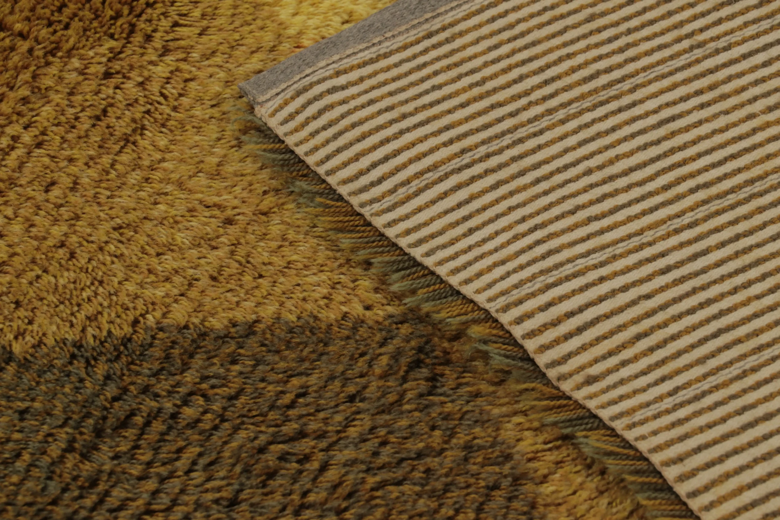 Vintage Swedish Rya Rug