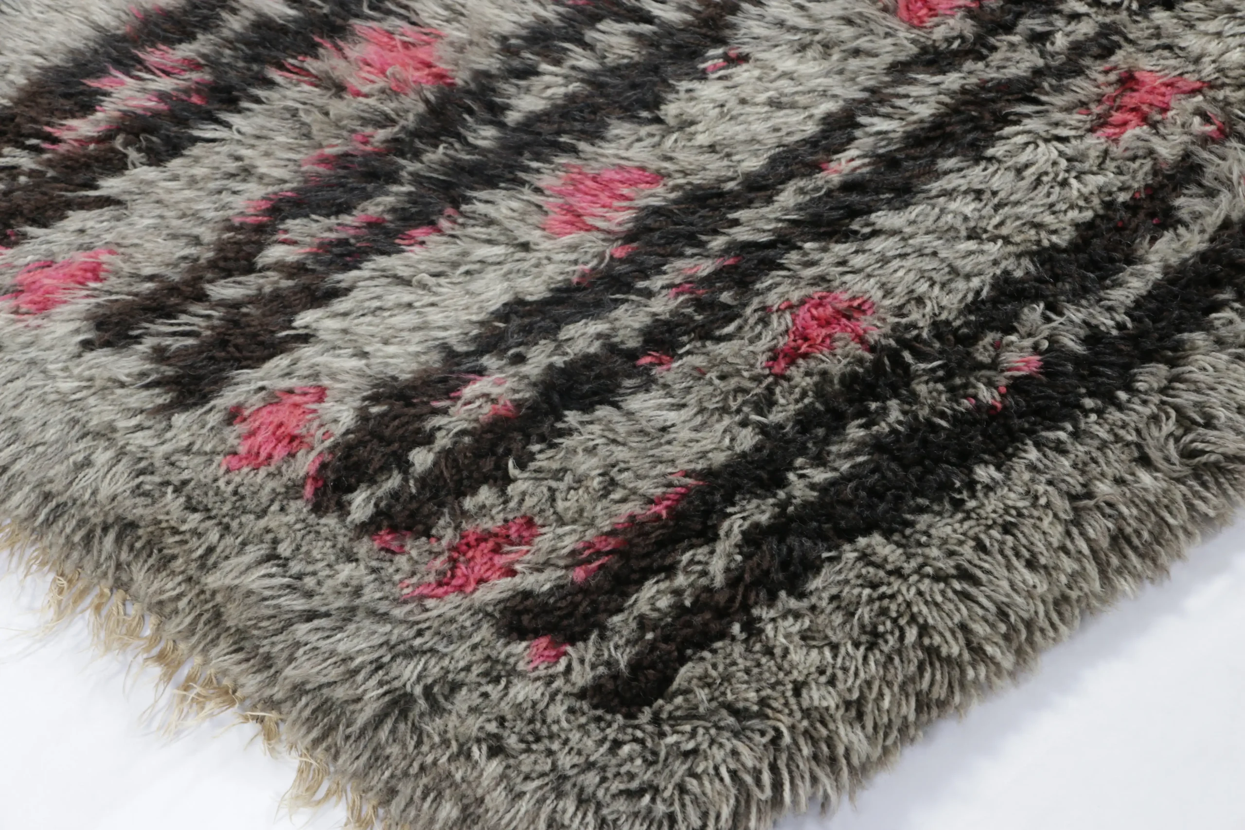 Vintage Swedish Rya Rug
