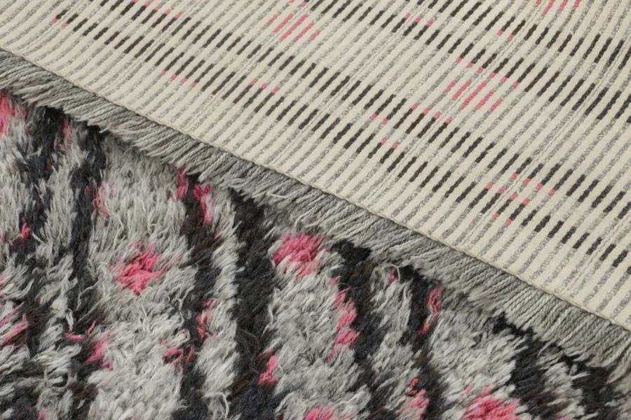 Vintage Swedish Rya Rug