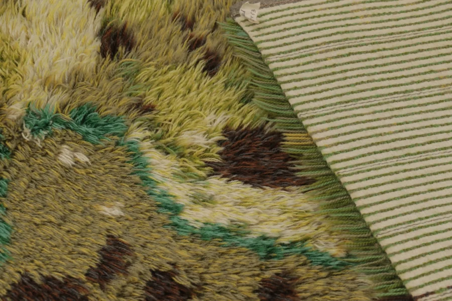 Vintage Swedish Rya Rug