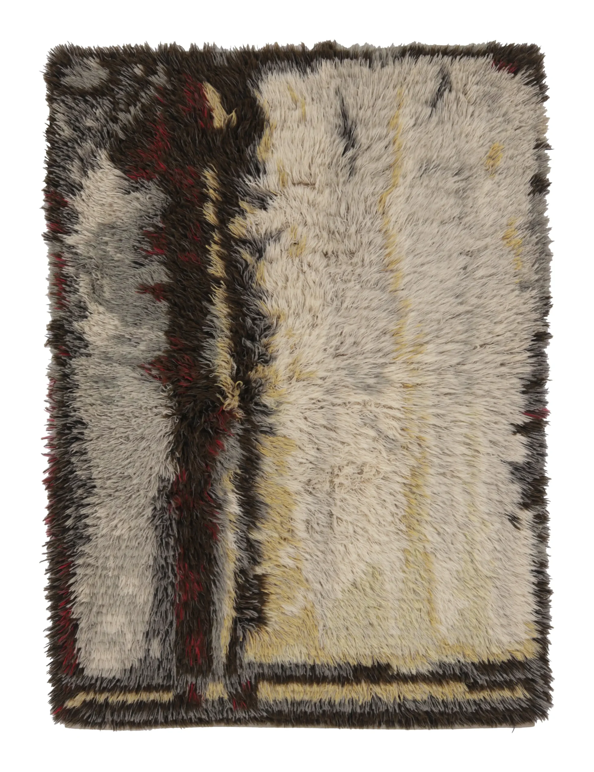 Vintage Swedish Rya Rug