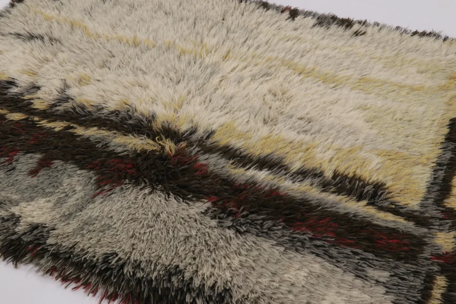 Vintage Swedish Rya Rug