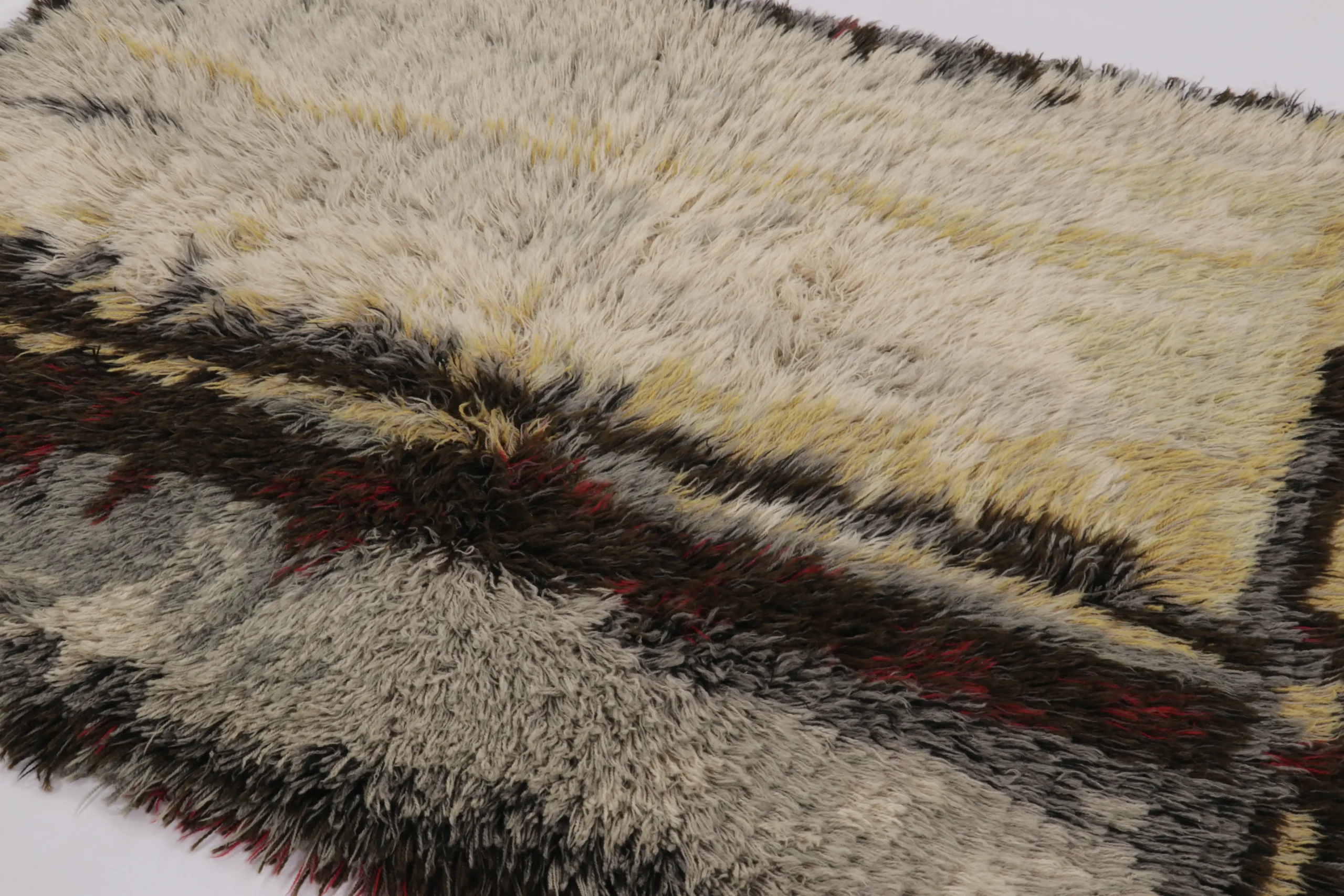 Vintage Swedish Rya Rug