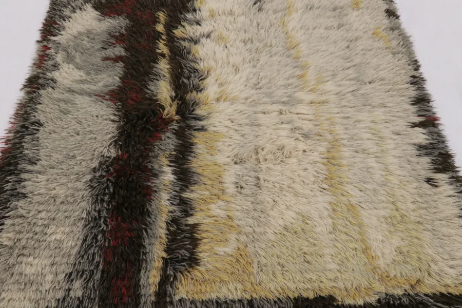 Vintage Swedish Rya Rug