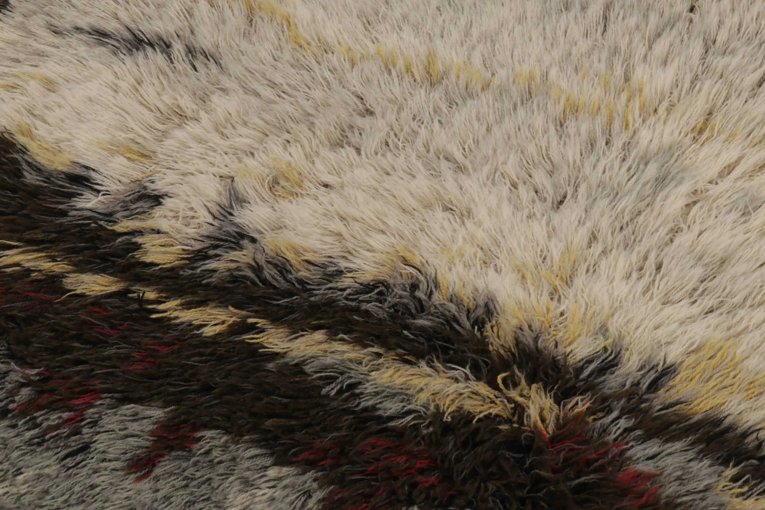 Vintage Swedish Rya Rug