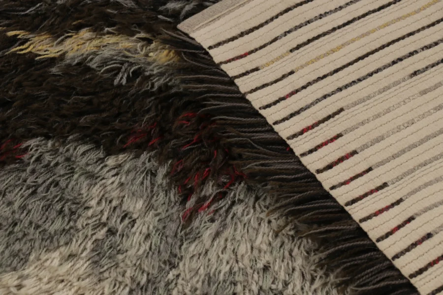 Vintage Swedish Rya Rug
