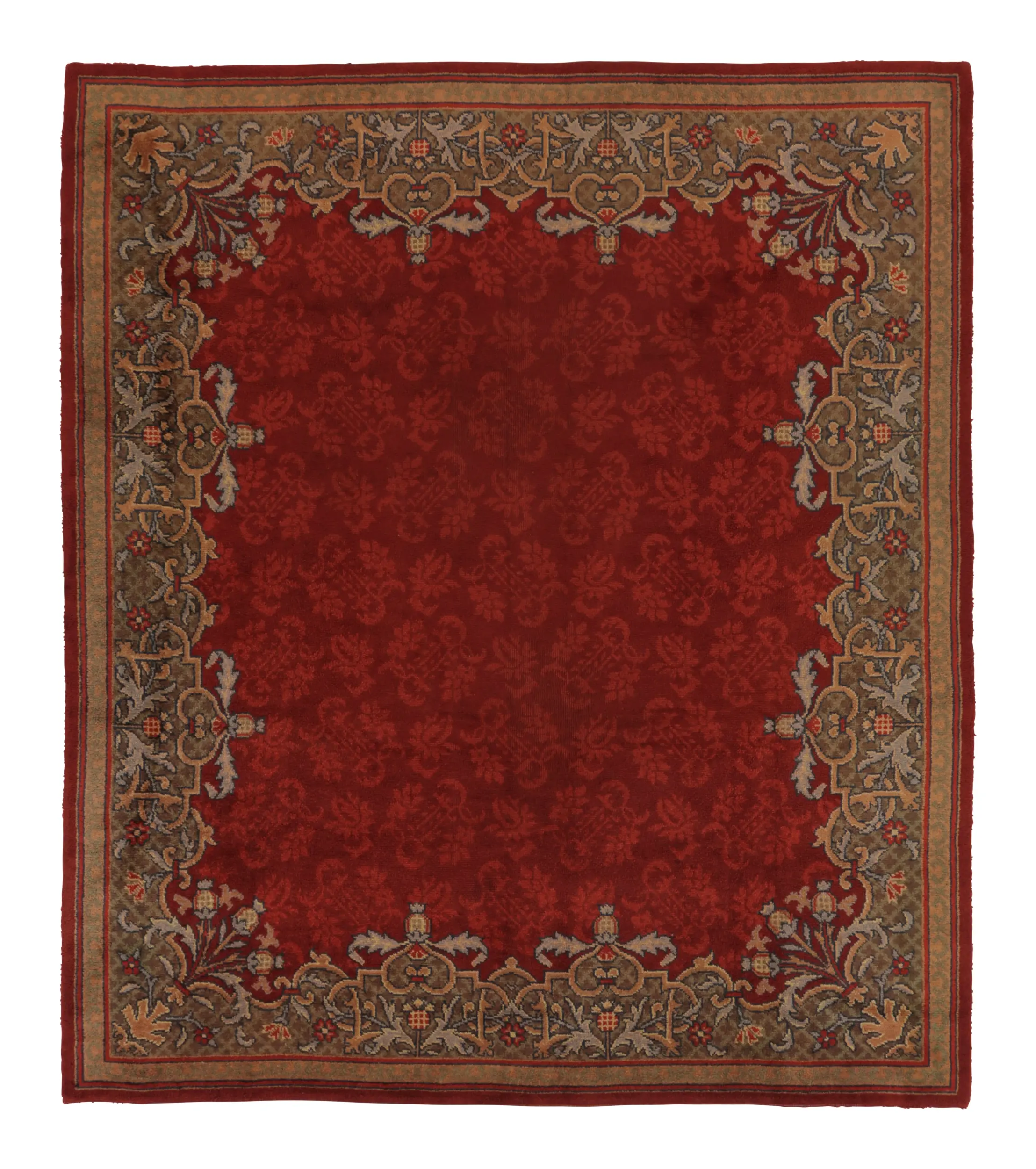 Antique Dutch Art Deco Rug