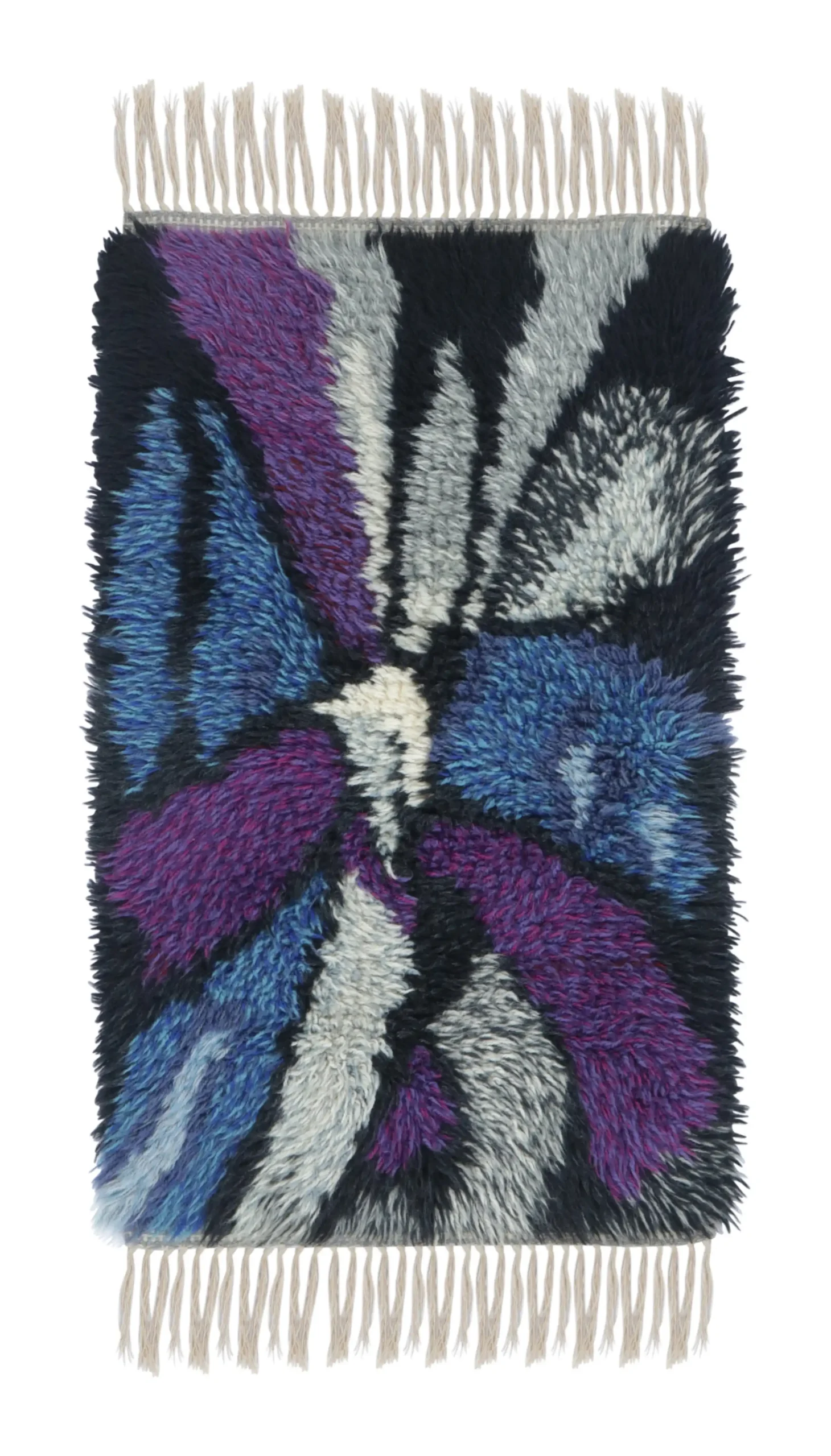 Vintage Swedish Rya Rug
