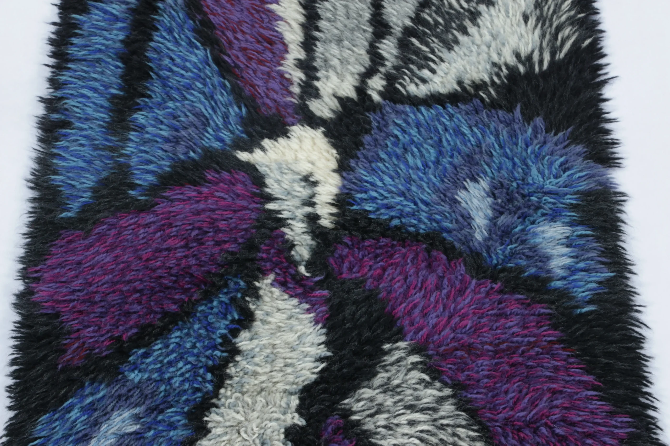 Vintage Swedish Rya Rug