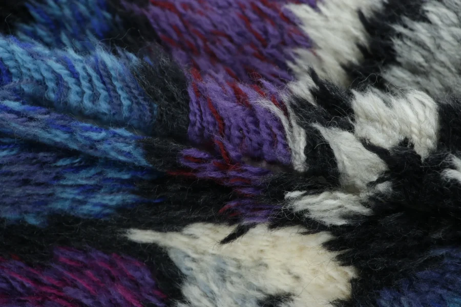 Vintage Swedish Rya Rug