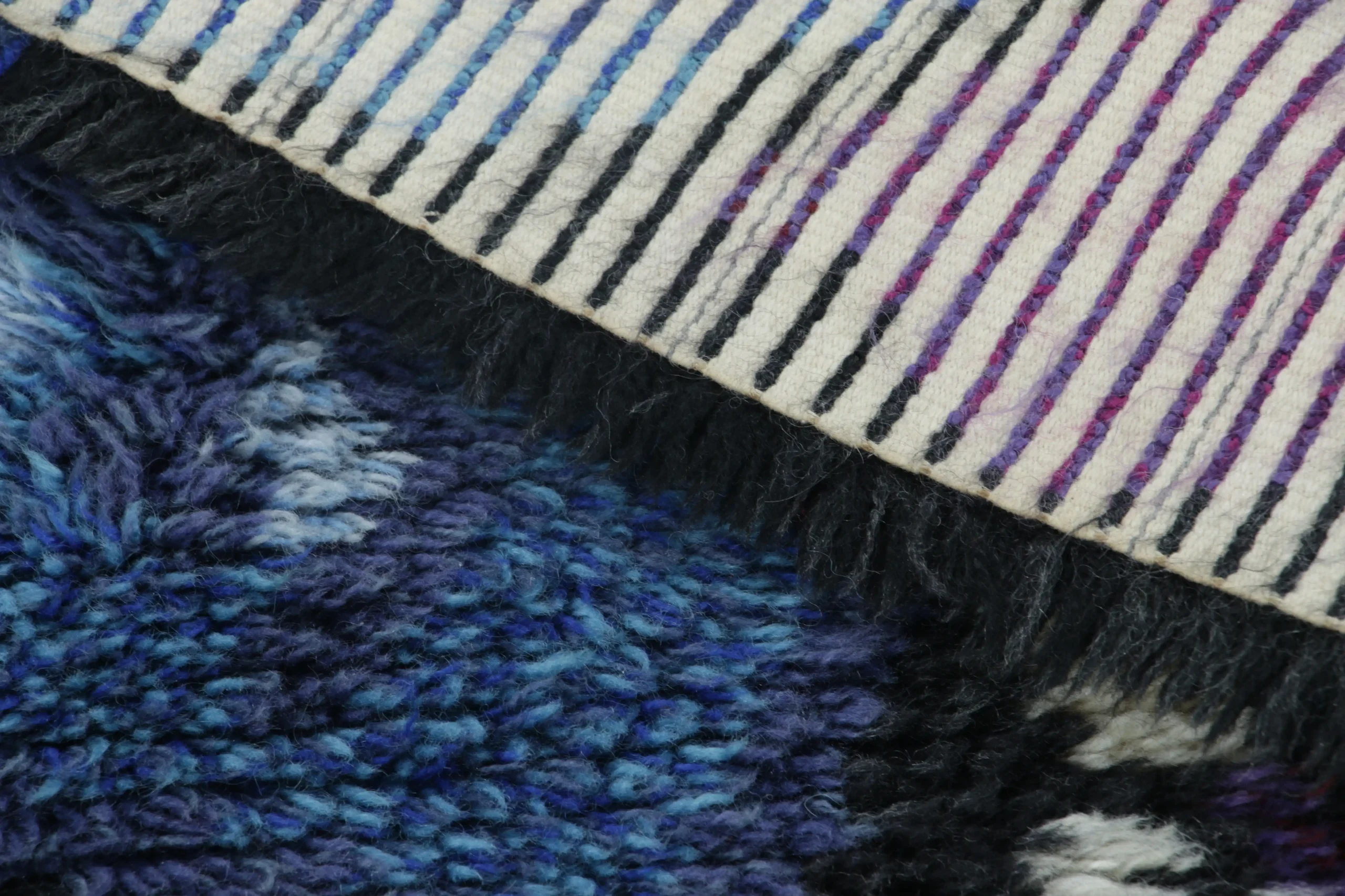 Vintage Swedish Rya Rug