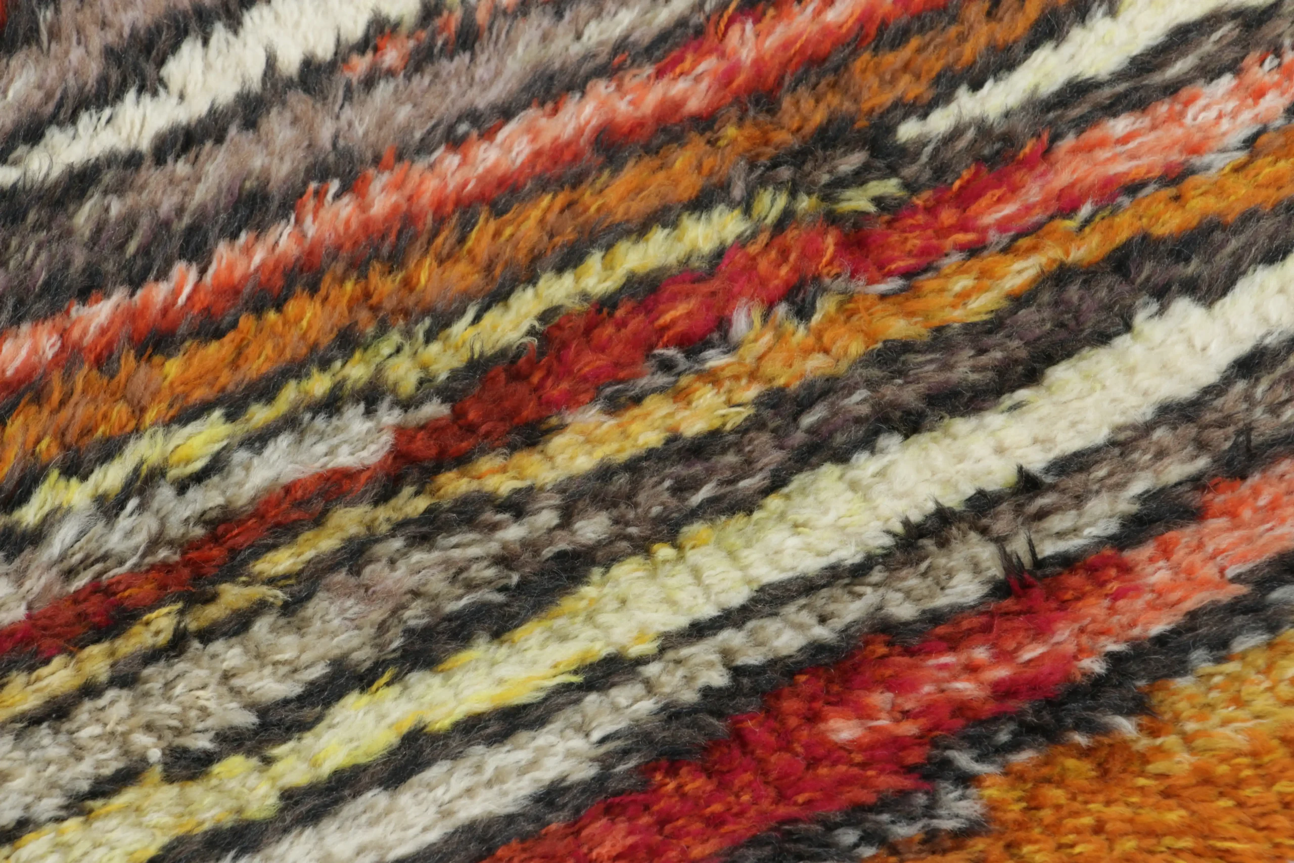 Vintage Swedish Rya Runner