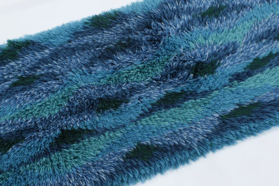Vintage Swedish Rya Rug