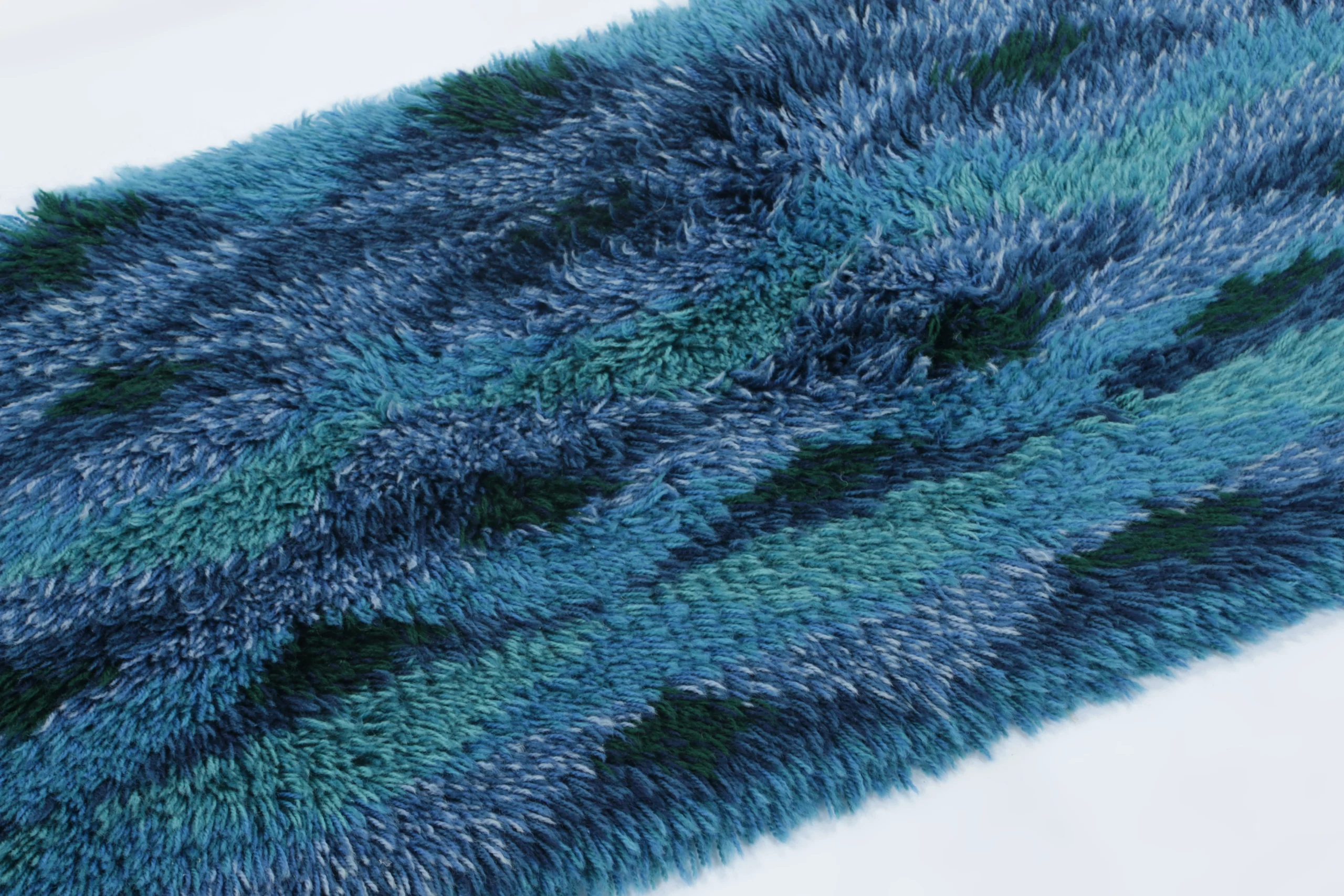Vintage Swedish Rya Rug