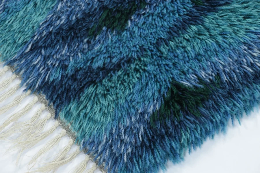 Vintage Swedish Rya Rug