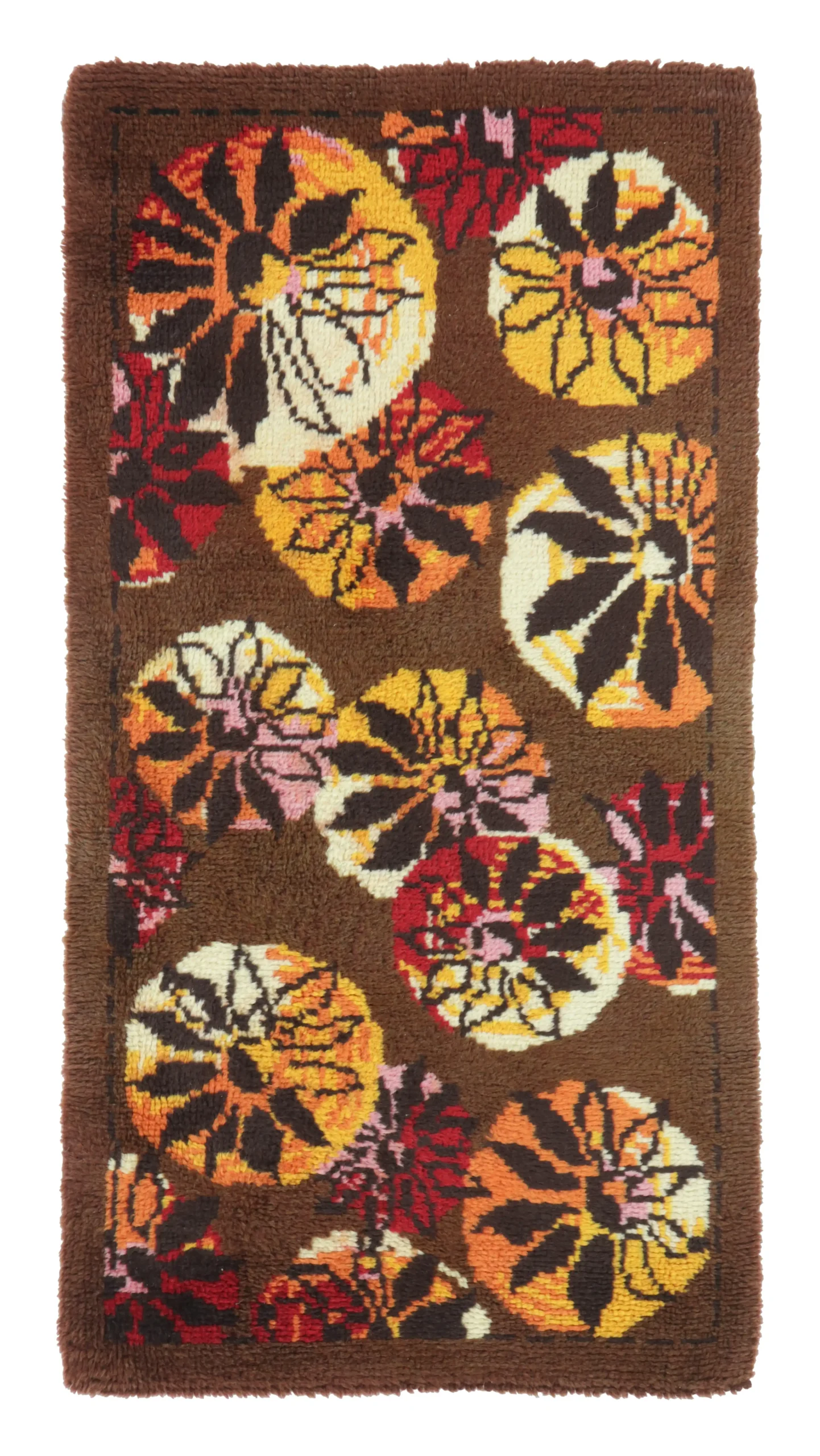 Vintage Swedish Rya Rug