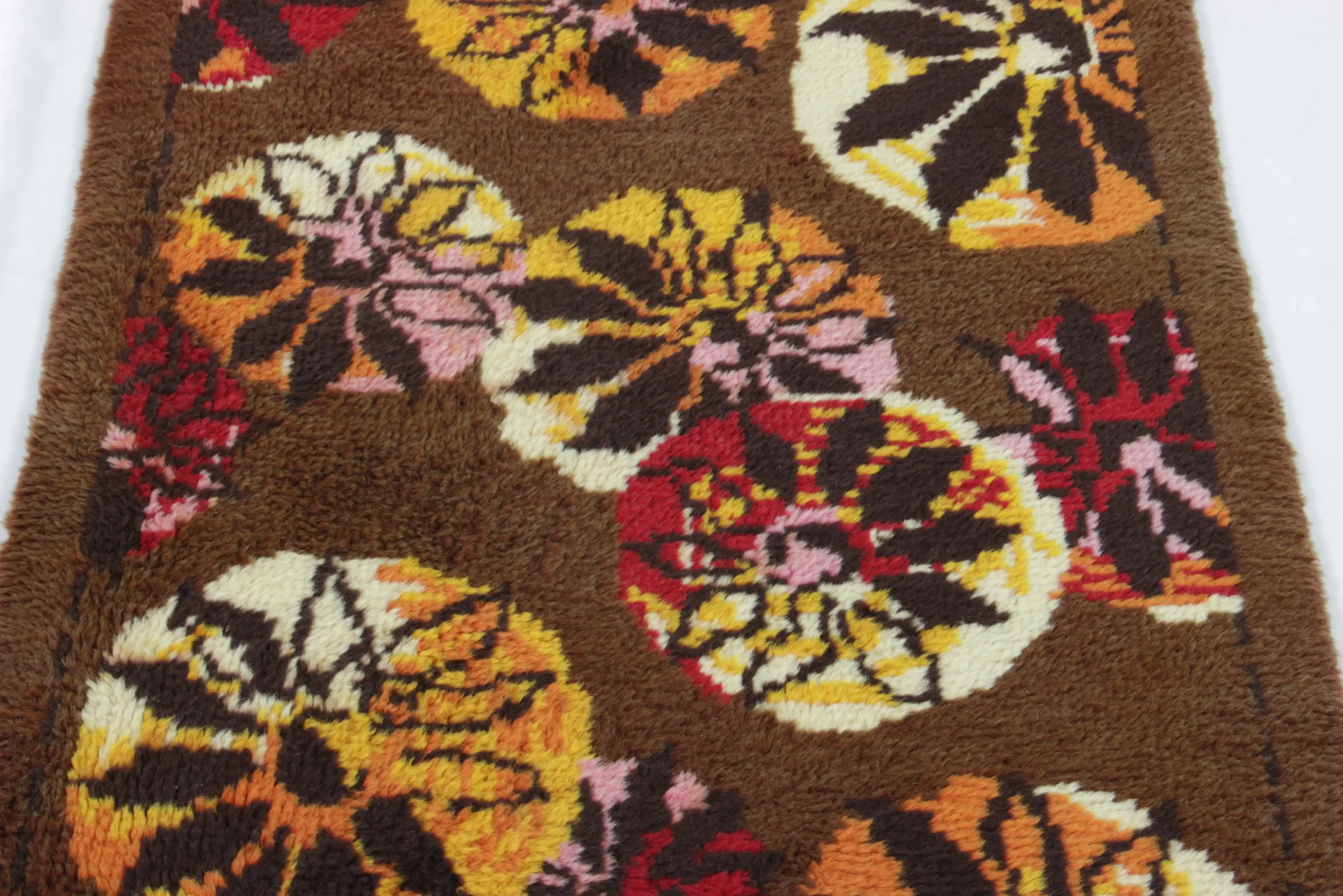 Vintage Swedish Rya Rug