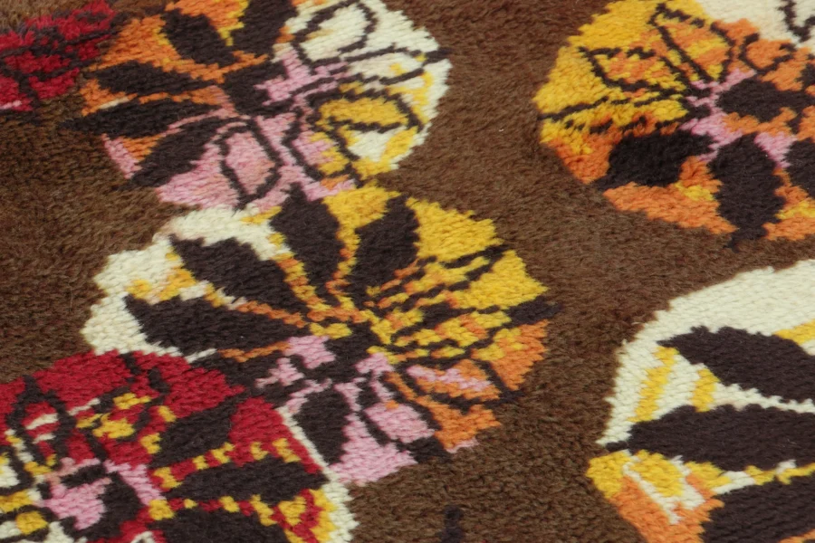 Vintage Swedish Rya Rug