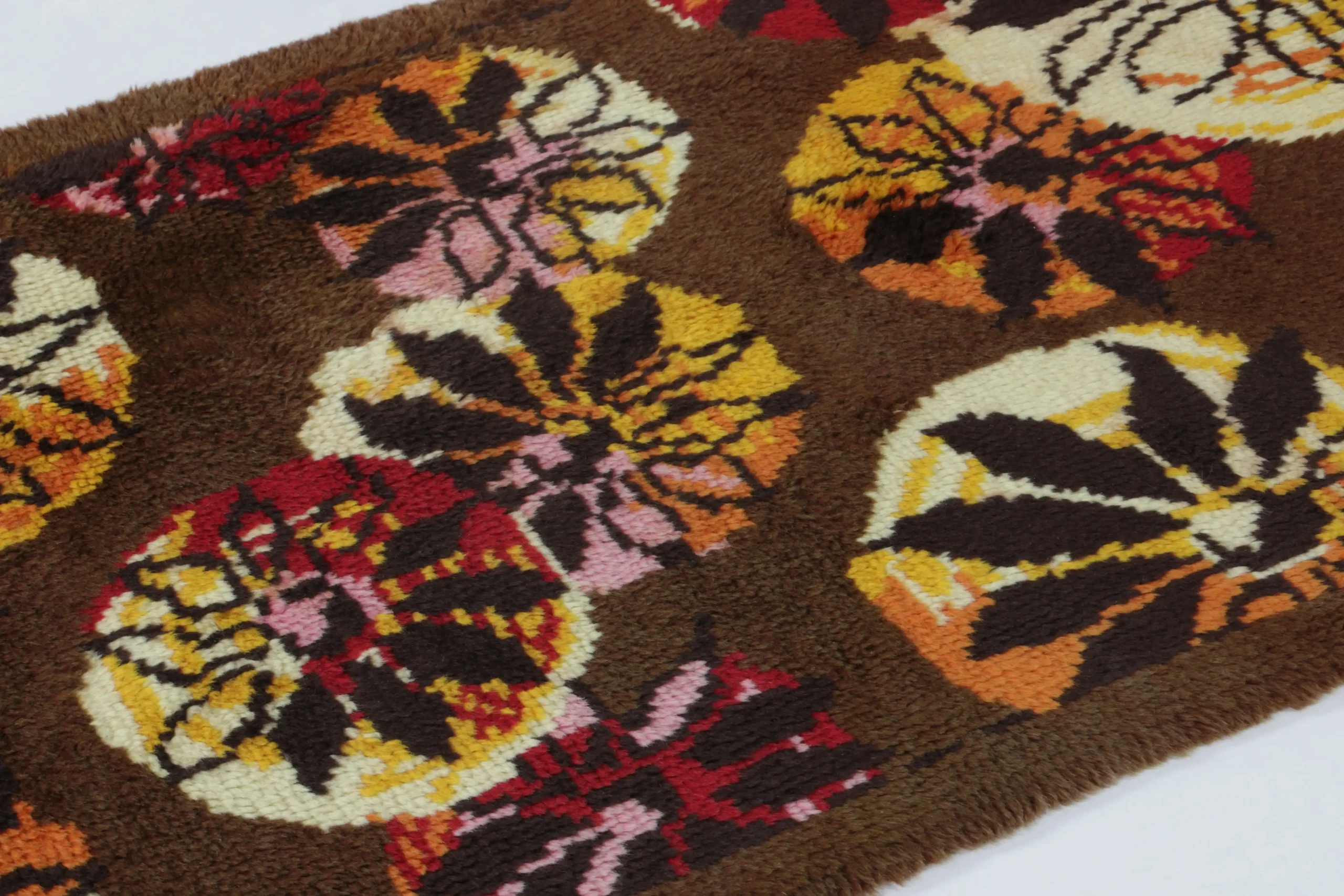 Vintage Swedish Rya Rug