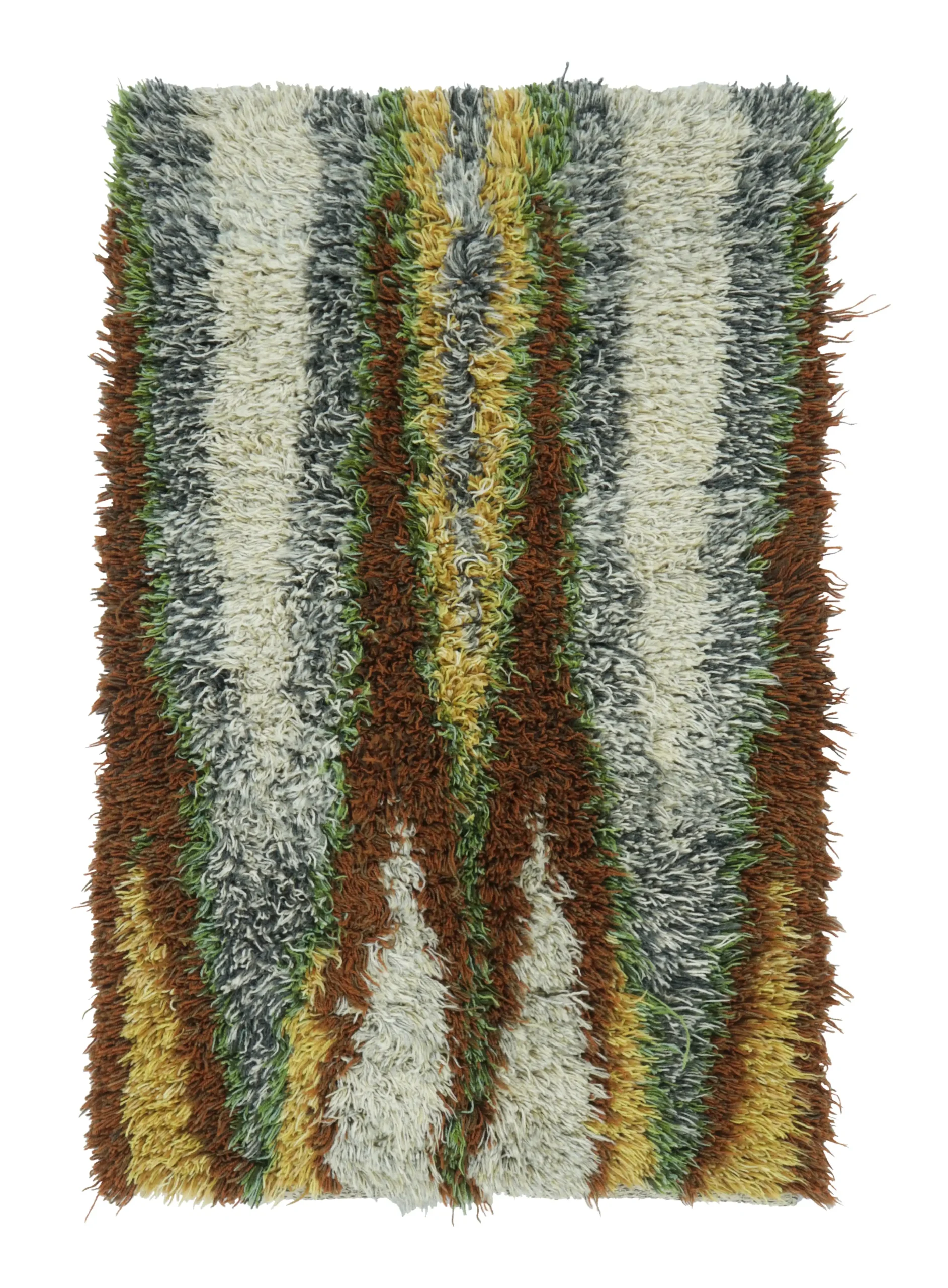 Vintage Swedish Rya Rug