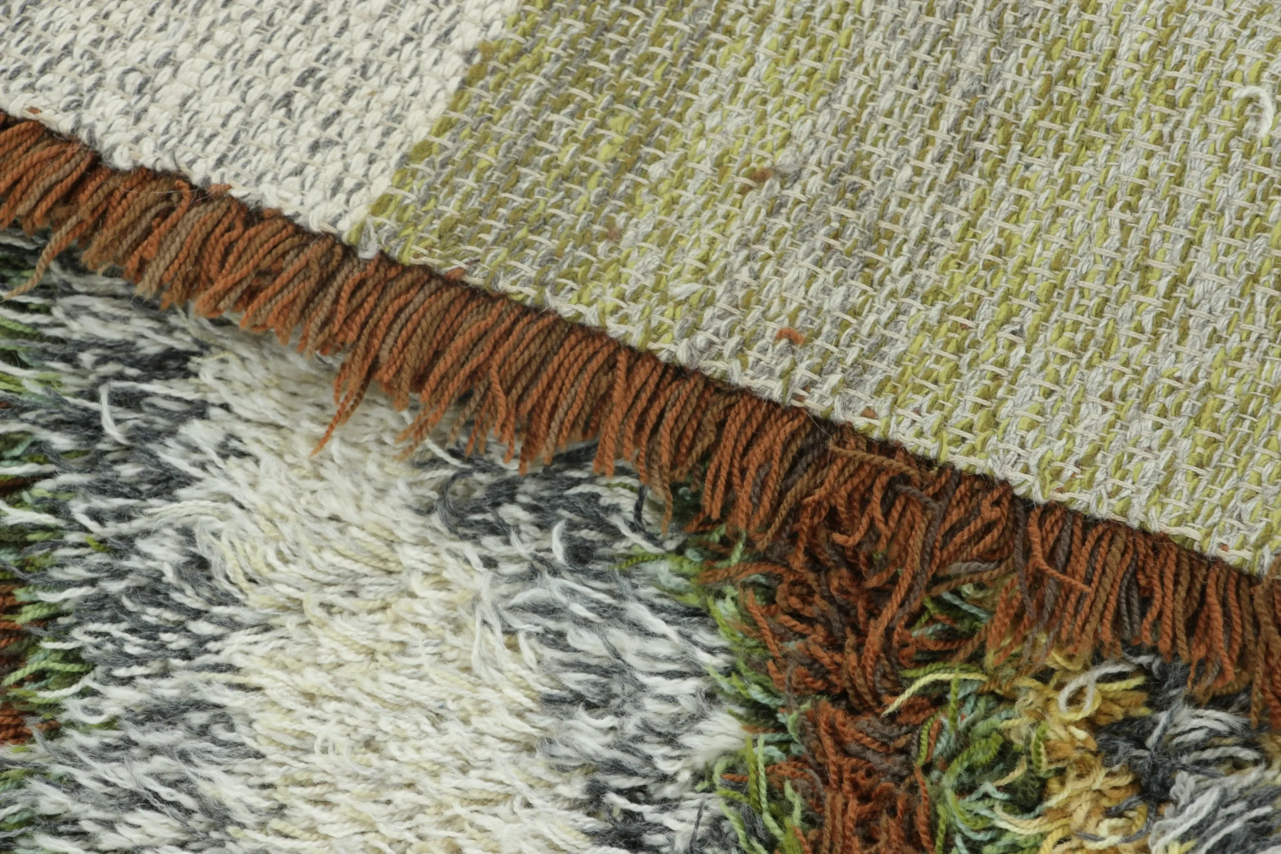 Vintage Swedish Rya Rug