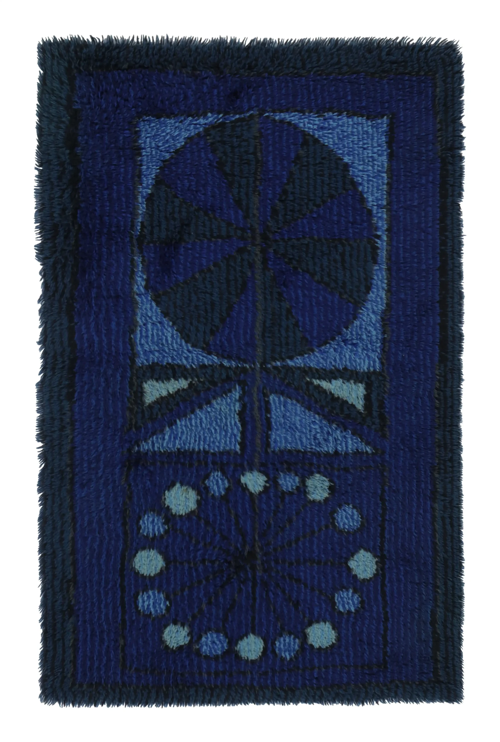 Vintage Swedish Rya Rug