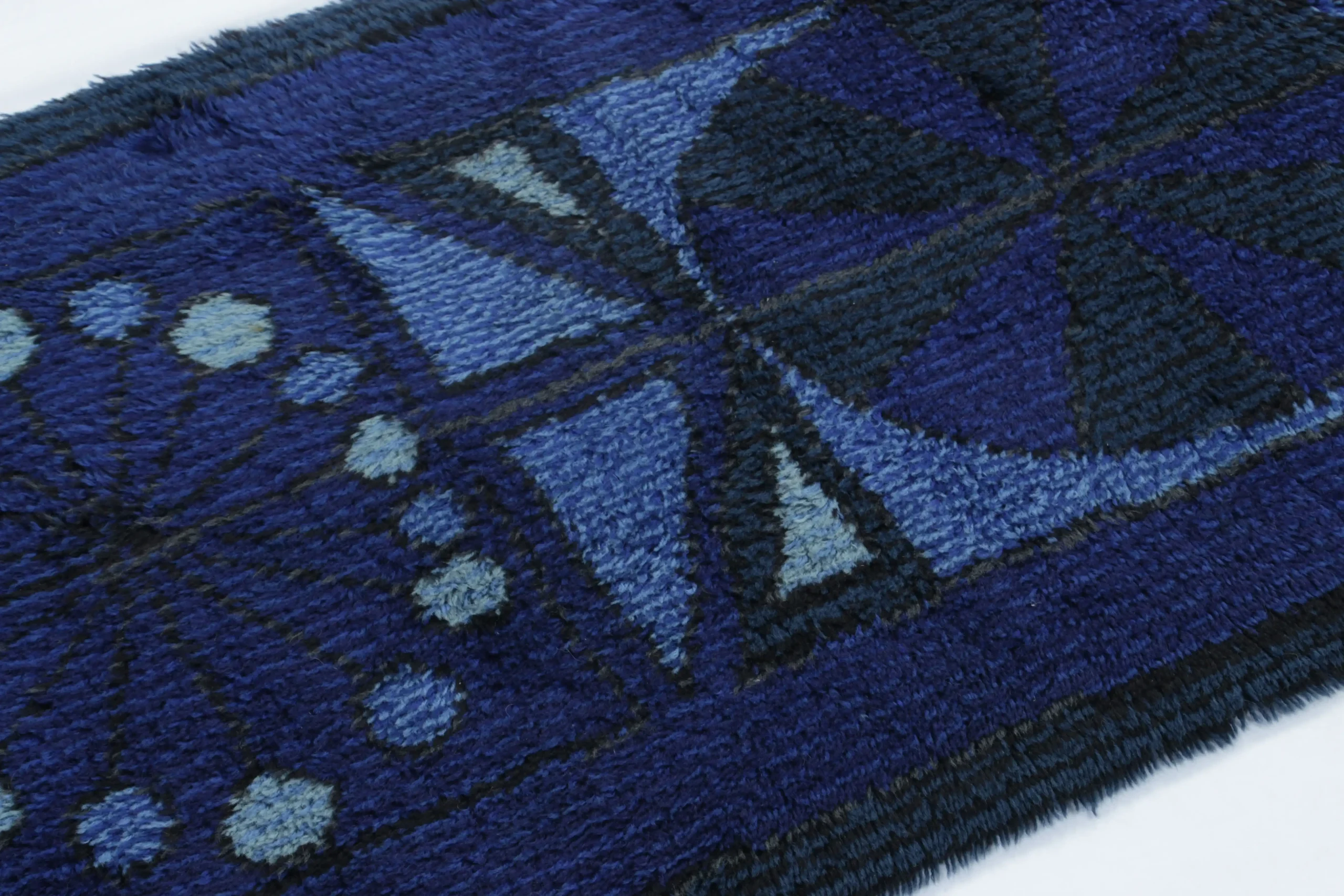 Vintage Swedish Rya Rug