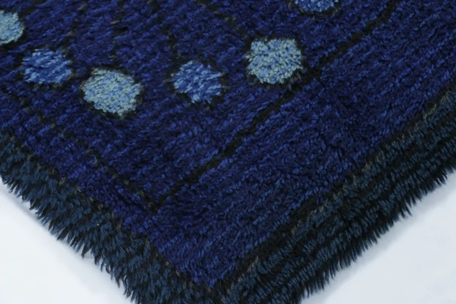 Vintage Swedish Rya Rug