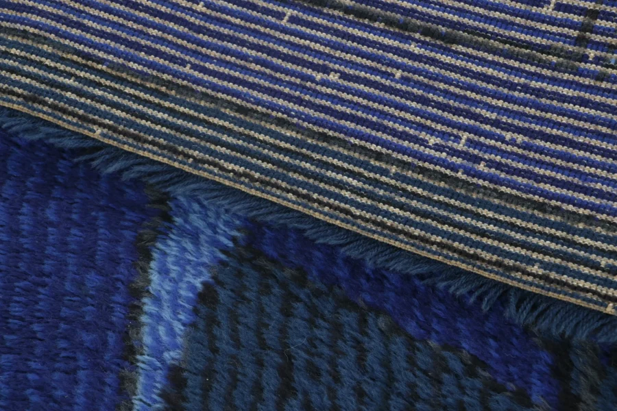 Vintage Swedish Rya Rug