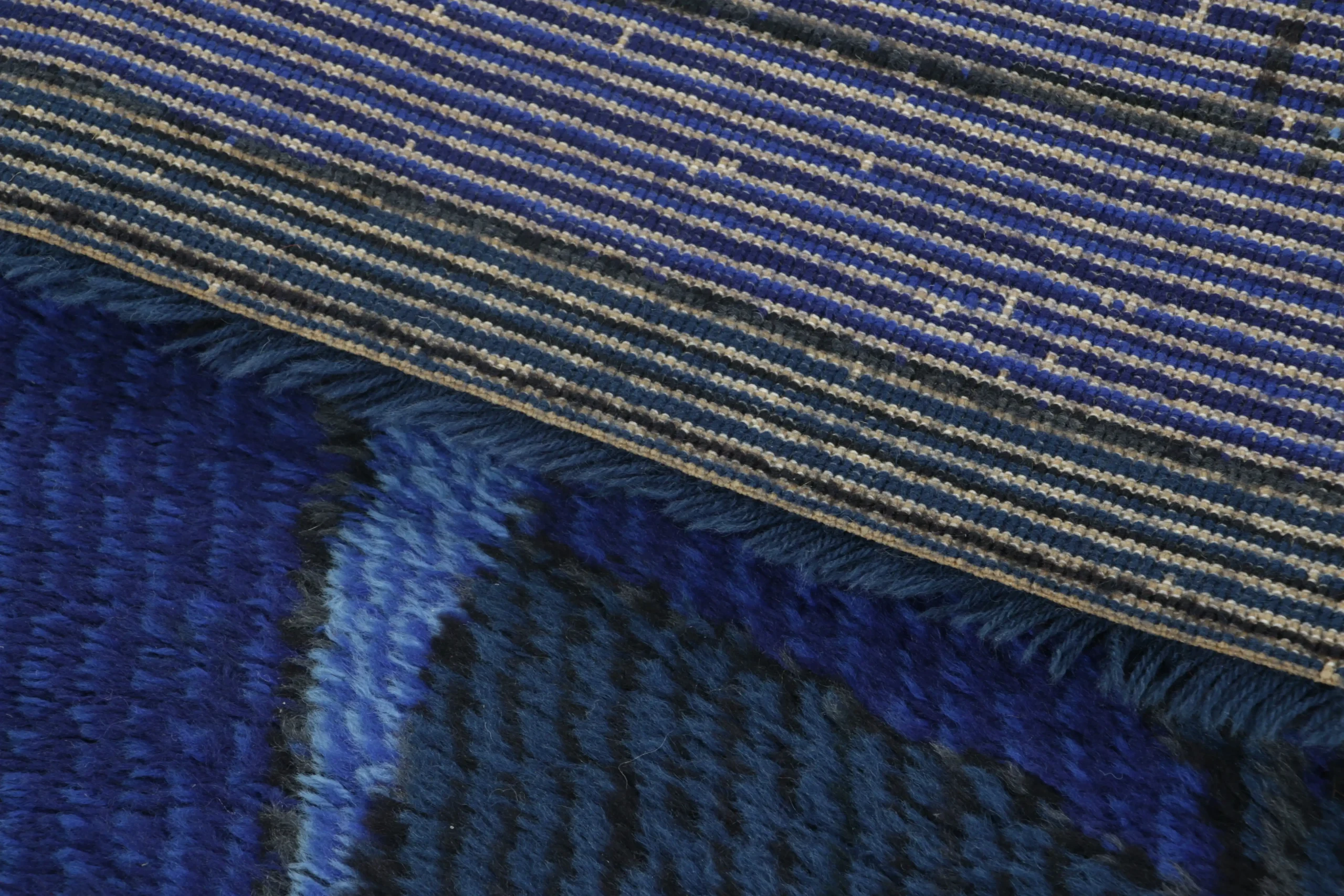 Vintage Swedish Rya Rug