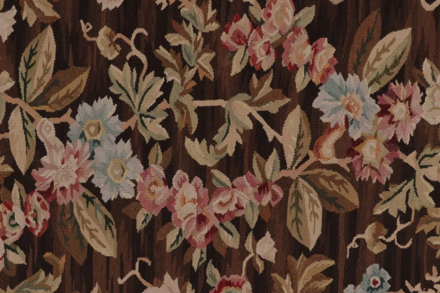 Oversized Antique French Aubusson Rug