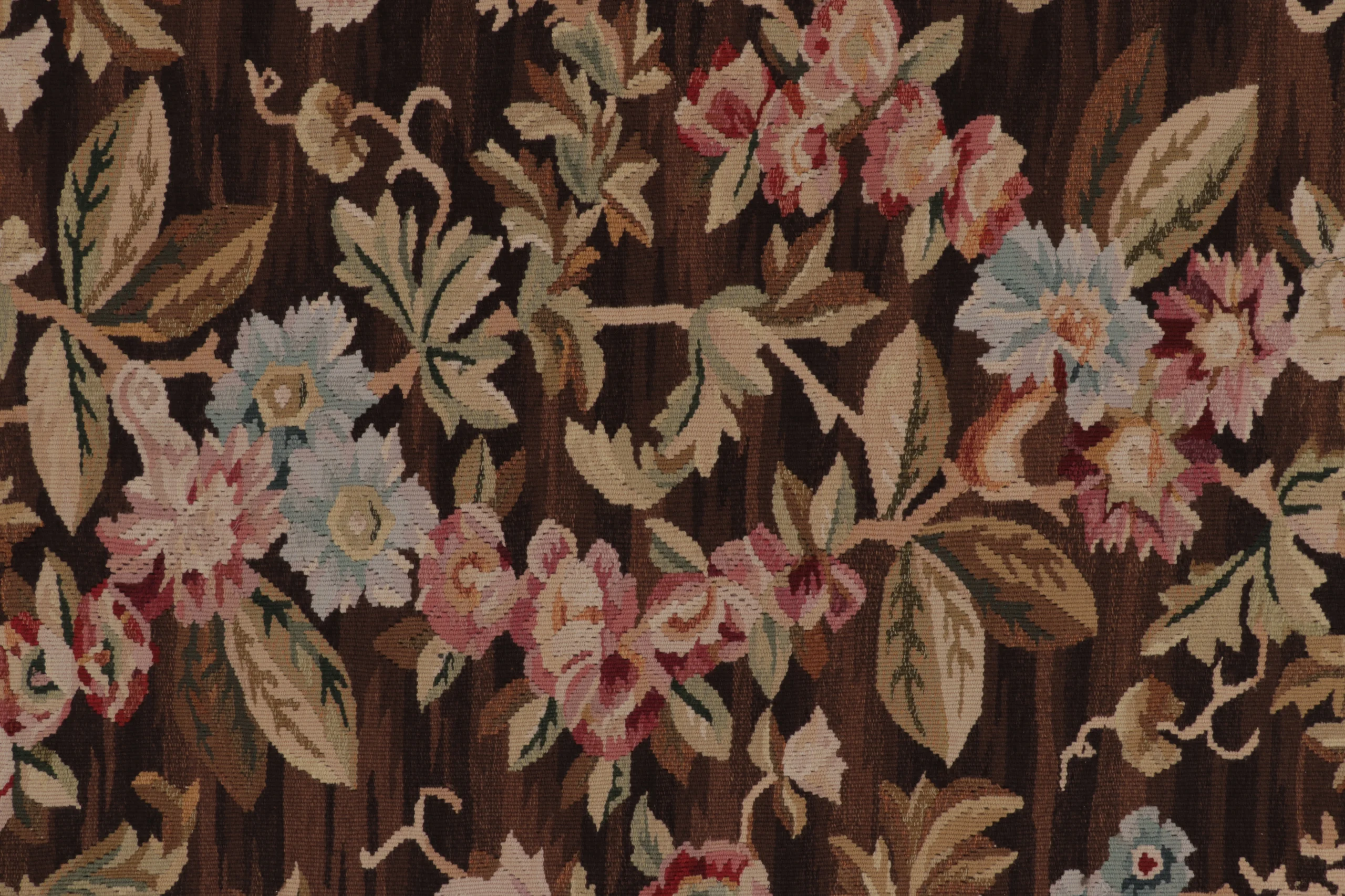 Oversized Antique French Aubusson Rug